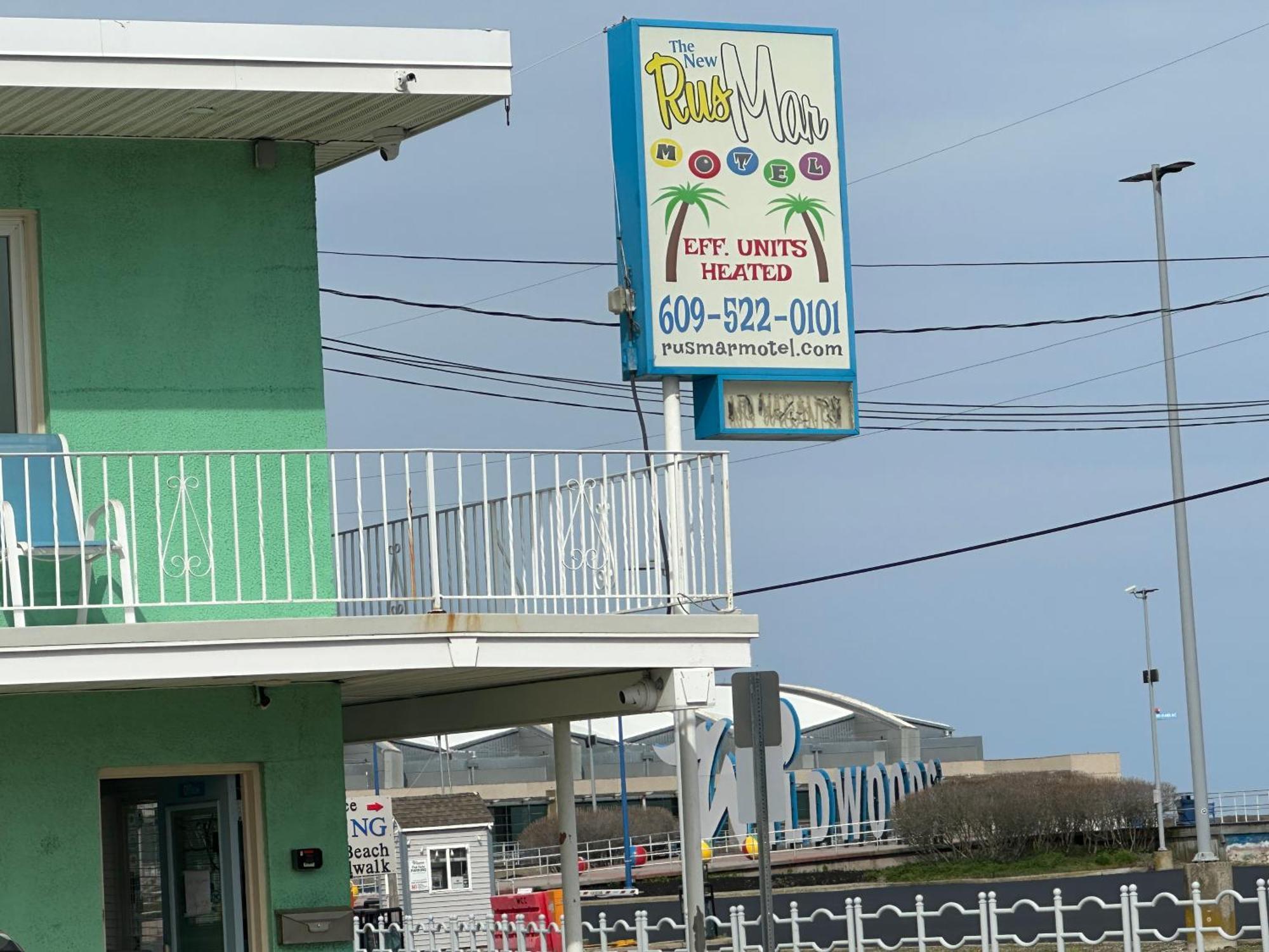 Rus Mar Motel Wildwood Beach & Boardwalk Bagian luar foto